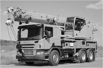 SCANIA 340 CB,LIEBHERR LTF 1035 3.1