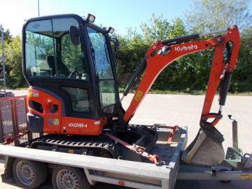 Kubota KX 018-4 Z PRZYCZEPĄ