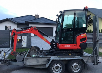 Kubota KX 016-4 Z PRZYCZEPĄ