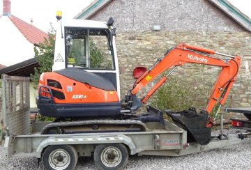 Kubota KX61-3 Z PRZYCZEPĄ